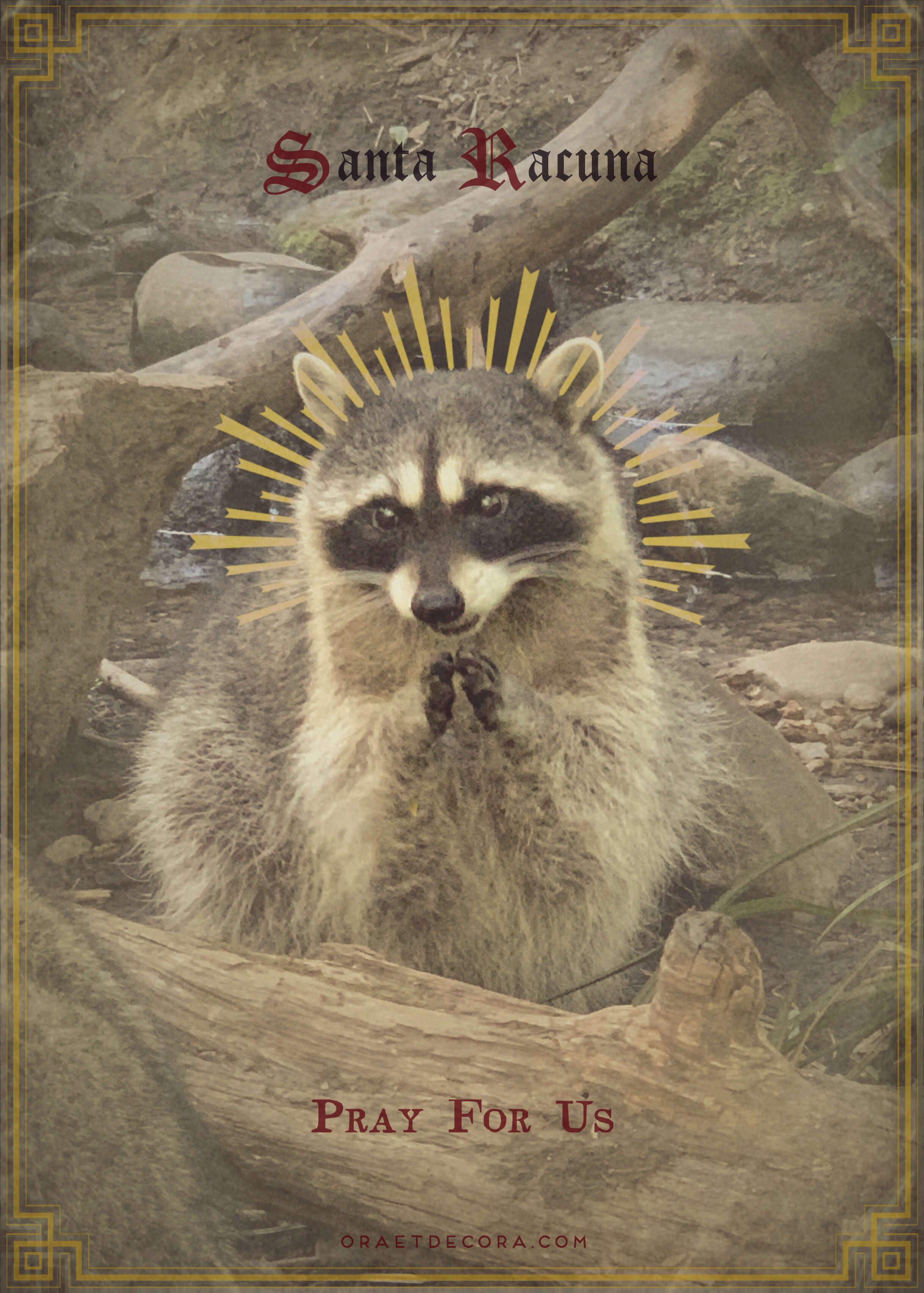 Santa Rakun Santa Racuna – Ora et Decora